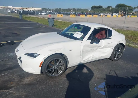 2018 Mazda Mx-5 Miata Rf Grand Touring из США, поврежденный, VIN JM1NDAM77J0202925